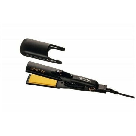 Ariete 8144 Hair Straightener - Stylish Black Gold, Powerful 46W, Perfect for Sleek Styles!